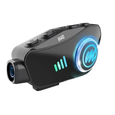 هدست کلاه کاسکت مومان مدل H4C به همراه دوربین