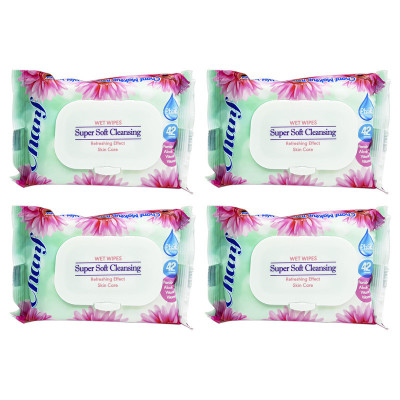 دستمال مرطوب چانف مدل Super Soft-X1 مجموعه 4 عددی