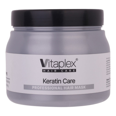 ماسک مو ویتاپلکس مدل Keratin Care مناسب برای موی کراتین شده حجم 500 میلی لیتر