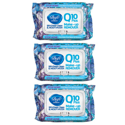 دستمال مرطوب دافی مدل Q10-STOP ACNE مجموعه 3 عددی