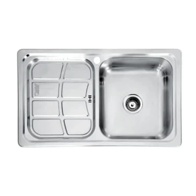 سینک ظرفشویی استیل توکار یک لگنه نگین الماس مدل SA-40