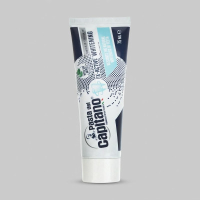 خمیردندان سفید کننده پاستا دل کاپیتانو مدل OX-active Whitening حجم 75 میلی لیتر