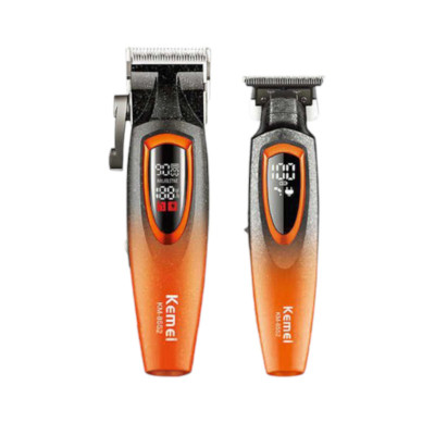 ماشین اصلاح موی سر و صورت شارژی کیمی مدل KM-8552 &amp; KM-8553 مجموعه 2 عددی