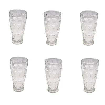 لیوان طرح آنجلیکا مدل E001 بسته 6 عددی