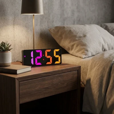 ساعت رومیزی دیجیتال مدل  RGB کد GH0732