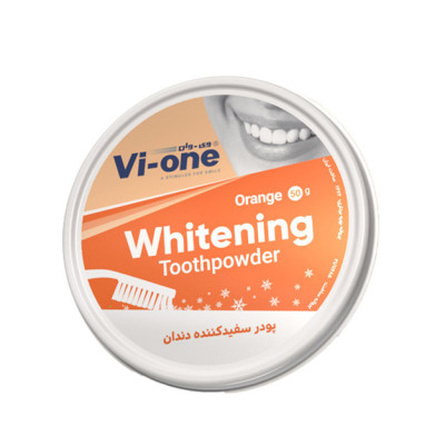 پودر سفیدکننده دندان وی وان مدل orange1 وزن 50 گرم