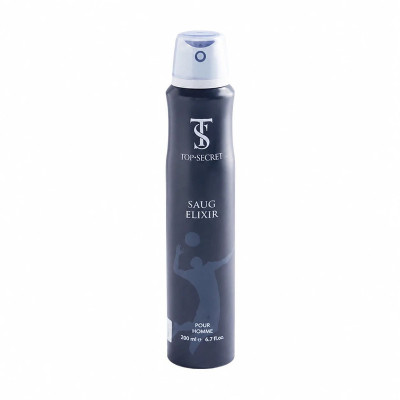اسپری ضدتعریق مردانه تاپ سکرت مدل Saug Elixir حجم 200 میلی‌لیتر