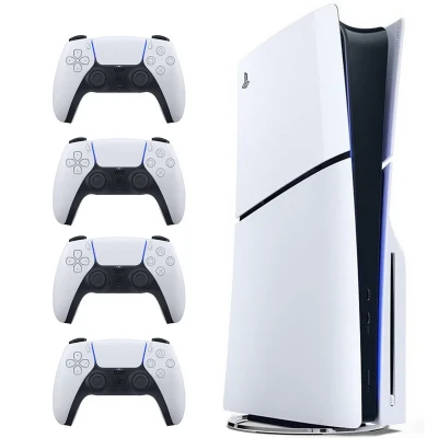 کنسول بازی سونی مدل PlayStation 5 Slim ظرفیت یک ترابایت ریجن 2016A اروپا به همراه دسته اضافی
