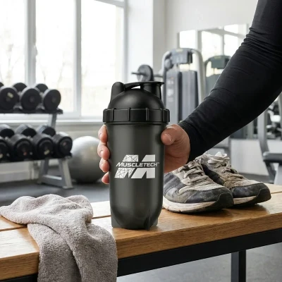 شیکر ورزشی ماسلتک مدل MSL-782 گنجایش 0.7 لیتر
