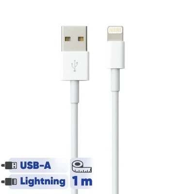 کابل تبدیل USB به لایتنینگ مدل Iphone طول 1 متر