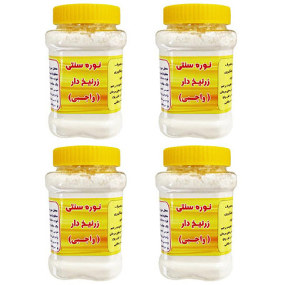 پودر موبر نوره مدل زرنیخ دار وزن 450 گرم بسته 4 عددی