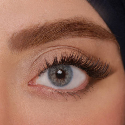 لنز چشم رویال ویژن مدل NEW YORK OLIVIA کد 22 رنگ سبز زیتونی دور دار