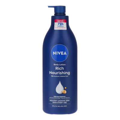 لوسیون بدن نیوآ مدل Rich Nourishing مناسب برای پوست های خشک حجم 400 میلی لیتر