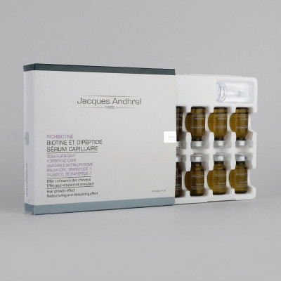 سرم تقویت کننده مو ژاک آندرل پاریس مدل RICHBIOTINE حجم 8 میلی لیتر بسته 10 عددی