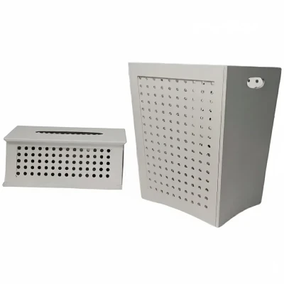 ست سطل و جای دستمال کاغذی مدل HSIRI1C
