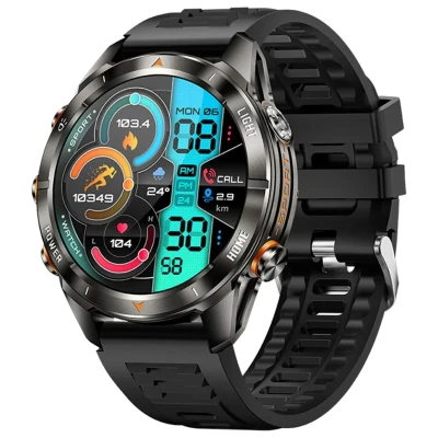 ساعت هوشمند 1.46 اینچی دیبت ویر مدل KT80-Adventure Plus با بند سیلیکونی
