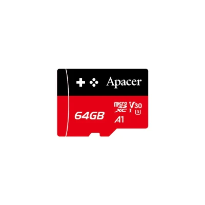 کارت حافظهMicroSDXC اپیسر مدلGaming card استاندارد XC CL10 U3 سرعت  10080MBps ظرفیت 64 گیگابایت