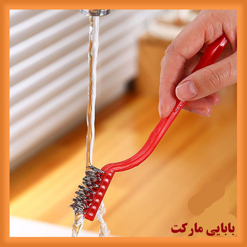 برس شستشو مدل مسواکی رنگی مجموعه 6 عددی