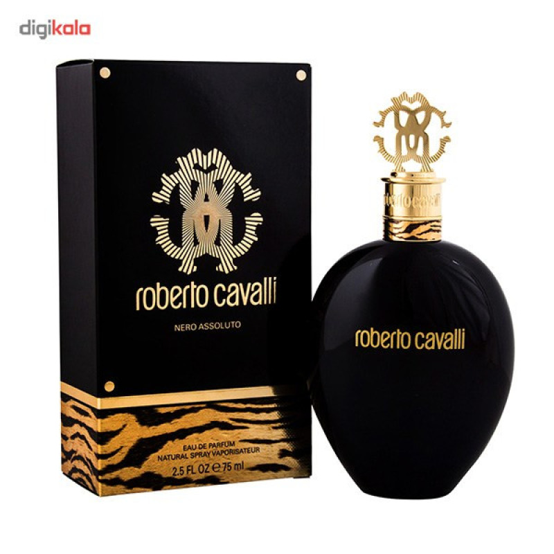 ادو پرفیوم زنانه روبرتو کاوالی مدل Roberto Cavalli Nero Assoluto حجم 75 میلی لیتر