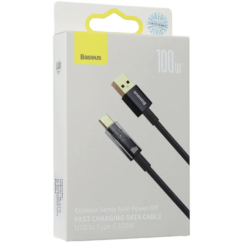کابل تبدیل USB به USB-C بیسوس مدل CATS000201 Fast Charge 5A طول1 متر