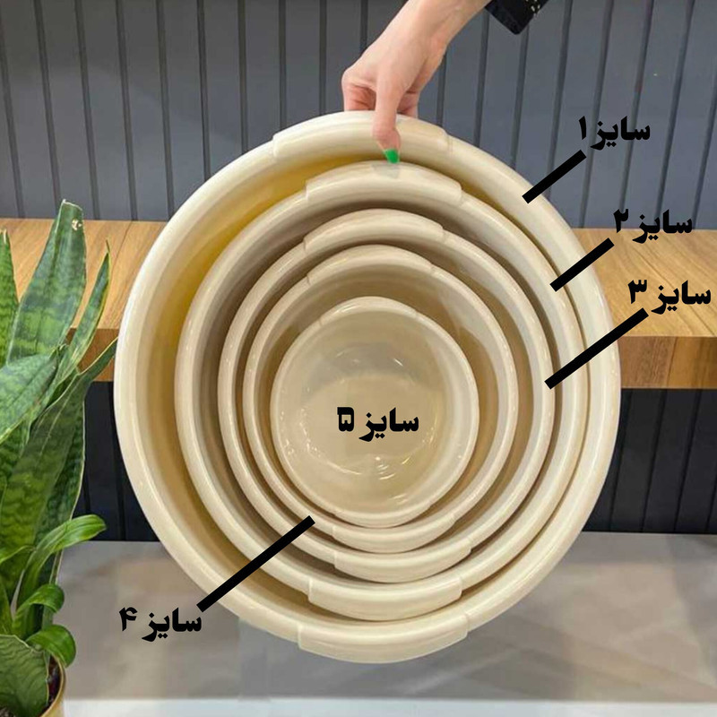 لگن حمام لیمون مدل بدنه چندلایه وزن 600 گرم