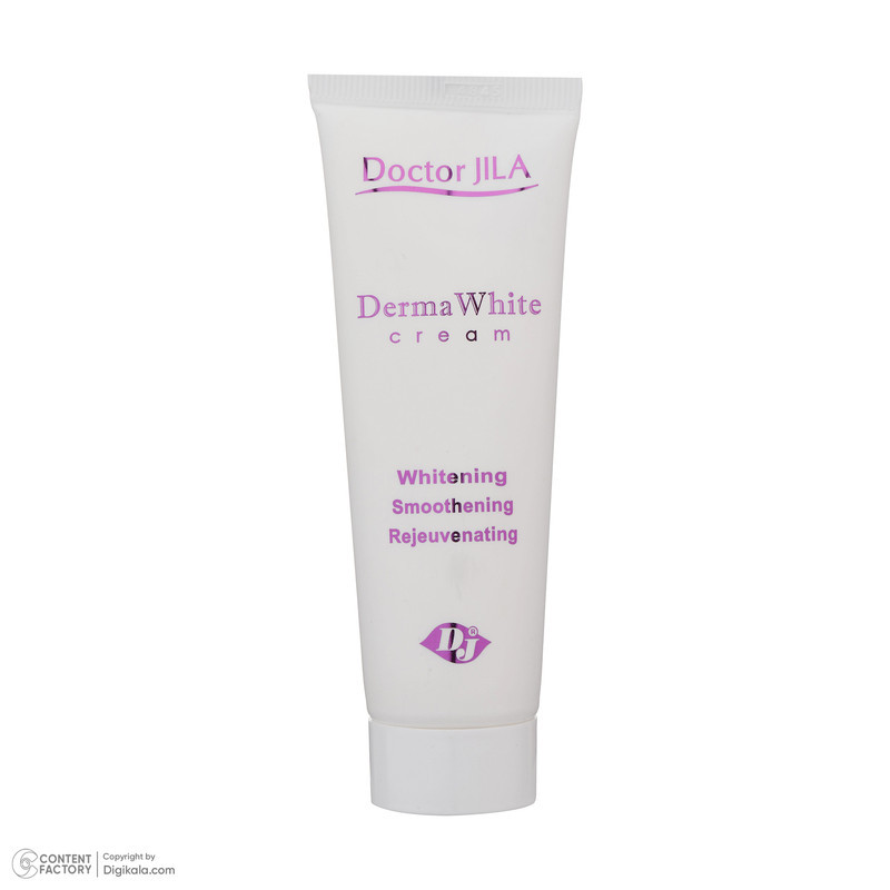 کرم روشن کننده دکتر ژیلا مدل Derma White مناسب انواع پوست وزن 50 گرم