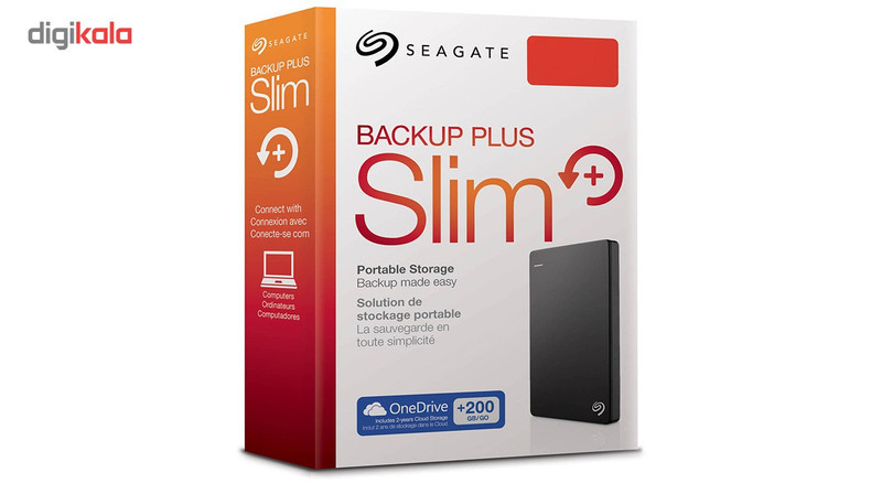 هارد اکسترنال سیگیت مدل Backup Plus Slim ظرفیت 2 ترابایت