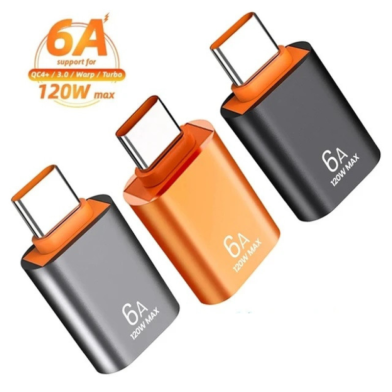 مبدل USB-C به USB 3.0 مدل OTG-6A-120W