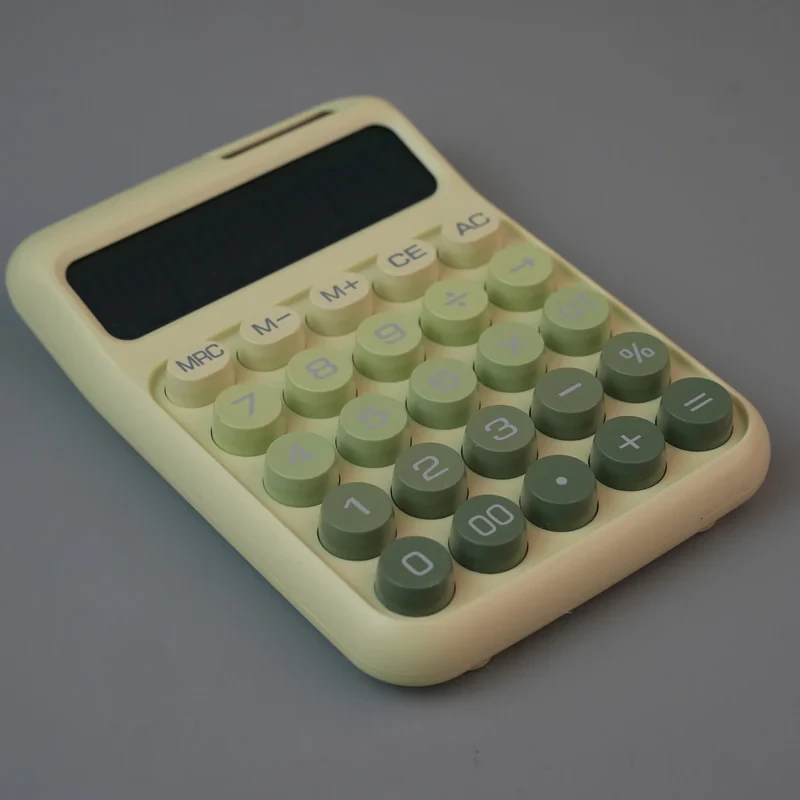 ماشین حساب رومیزی مدل خورشیدی پاستلی کد DS-3001