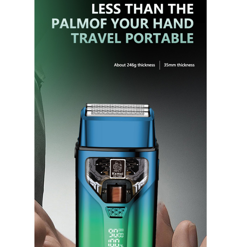 ماشین اصلاح موی صورت شارژی کیمی مدل KM-T400