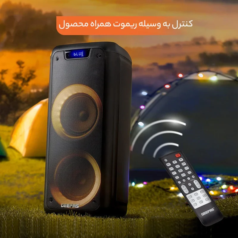 اسپیکر بلوتوثی قابل حمل جی پاس مدل GMS11168