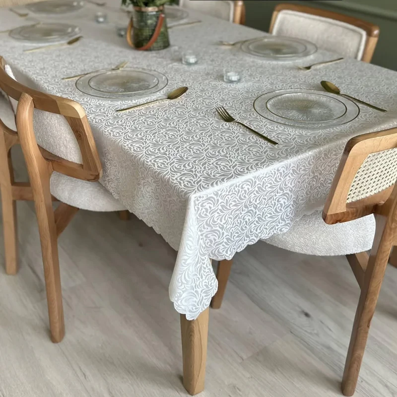 رومیزی رزین تاژ مدل پراگ سایز 320x150 سانتی‌متر