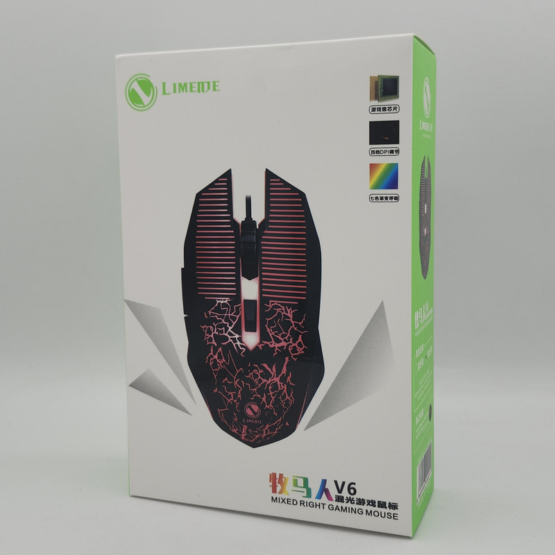 موس مخصوص بازی لایماید مدل RGB-V6 کد GAMING-2024