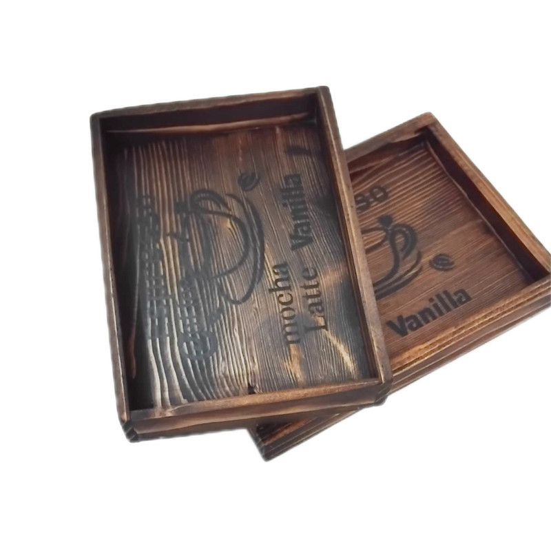 سینی بدون دسته طرح قهوه کد ST02 سایز 22×16 سانتی متر