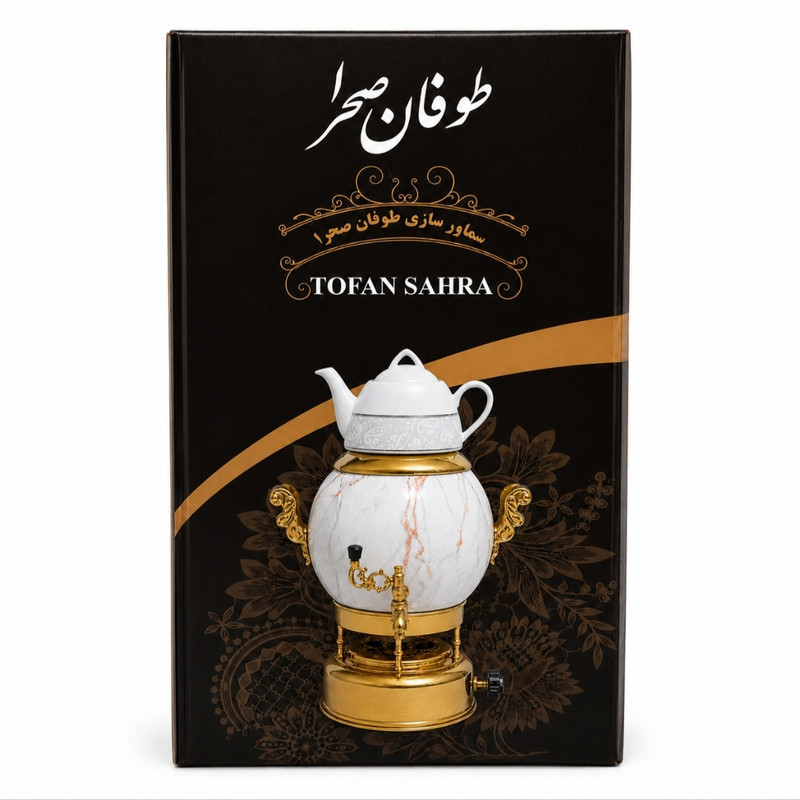 سماور گازی طوفان صحرا مدل 1880 گنجایش 6 لیتر