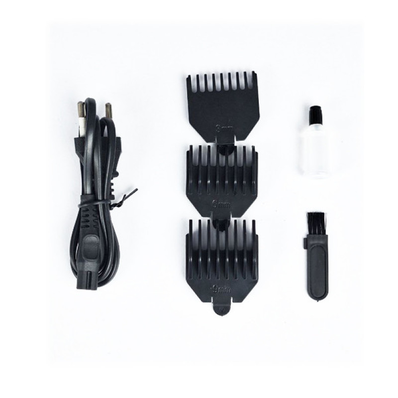ماشین اصلاح موی سر و صورت شارژی سوکانی مدل sk-16011 با تیغه استیل ضد زنگ، قابلیت اصلاح با شماره صفر و 3 شانه همراه