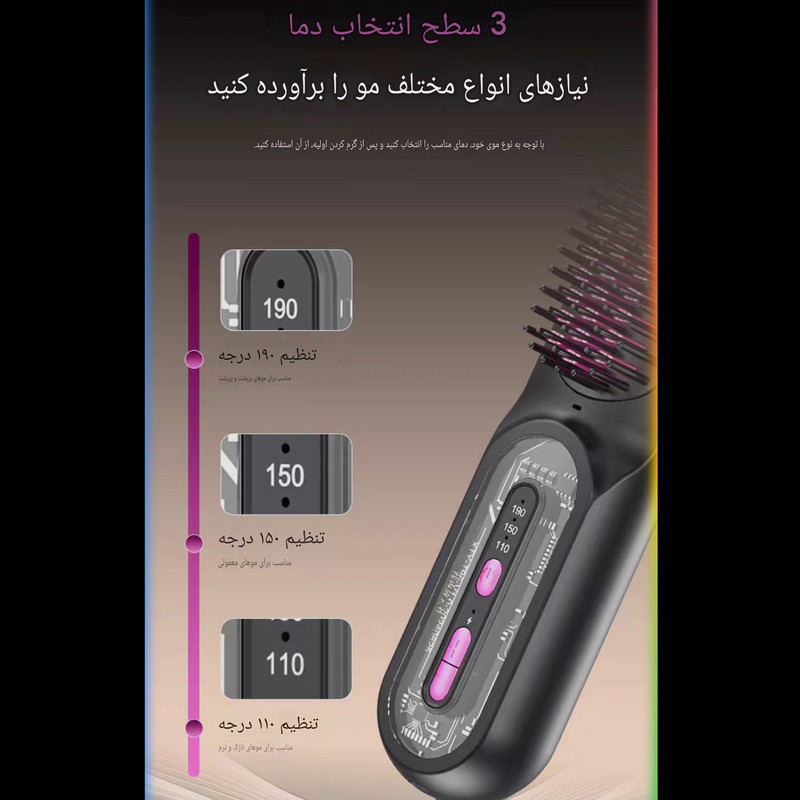 برس حرارتی مدل پرفشنال T.96