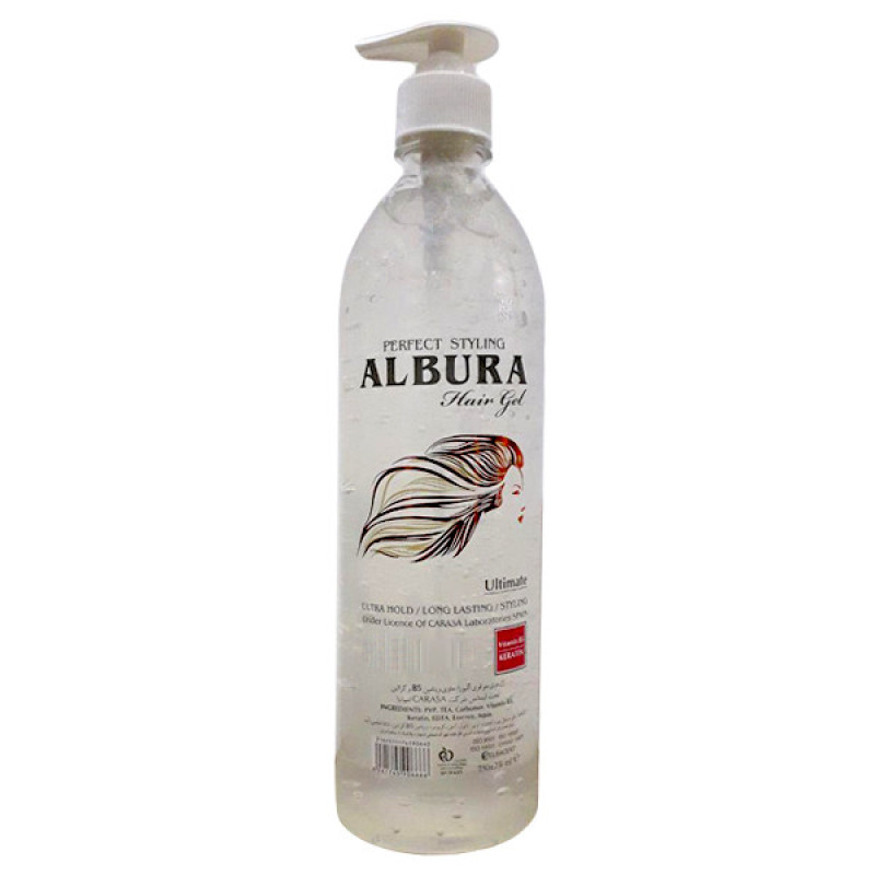 ژل مو آلبورا مدل Keratin حجم 750 میلی لیتر