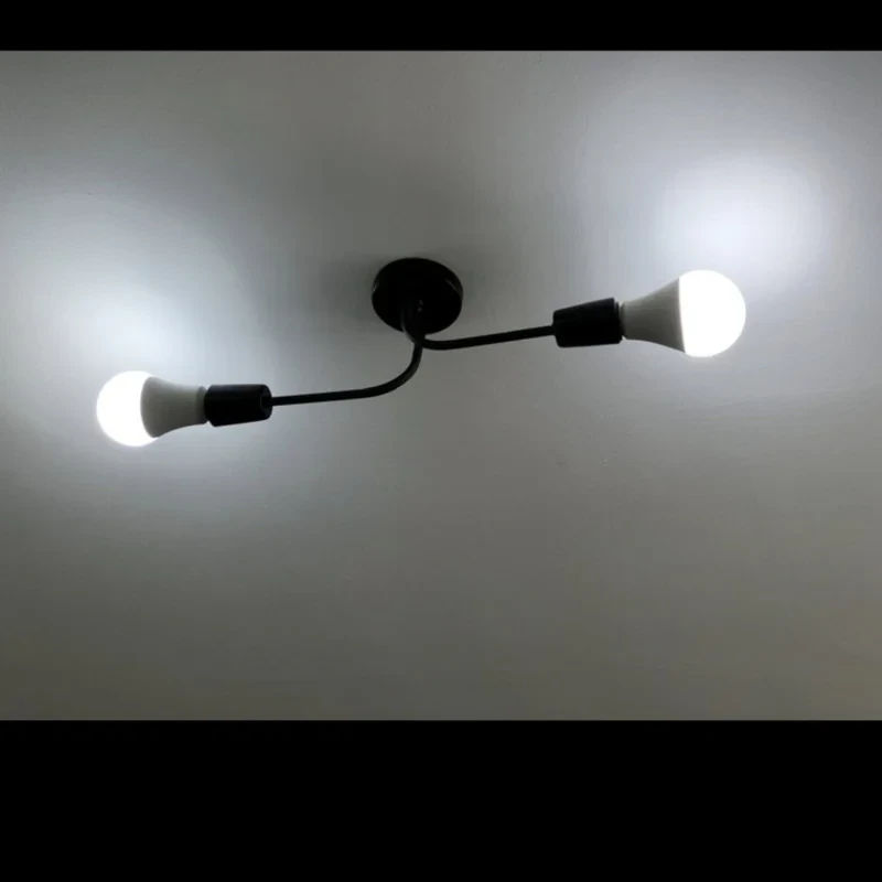 لوستر سقفی 2 شعله کد 1072