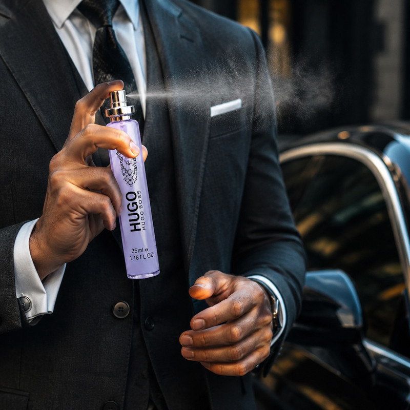 ادو پرفیوم مردانه هارلینگن مدل Hugo Boss با رایحه خنک حجم 35 میلی لیتر