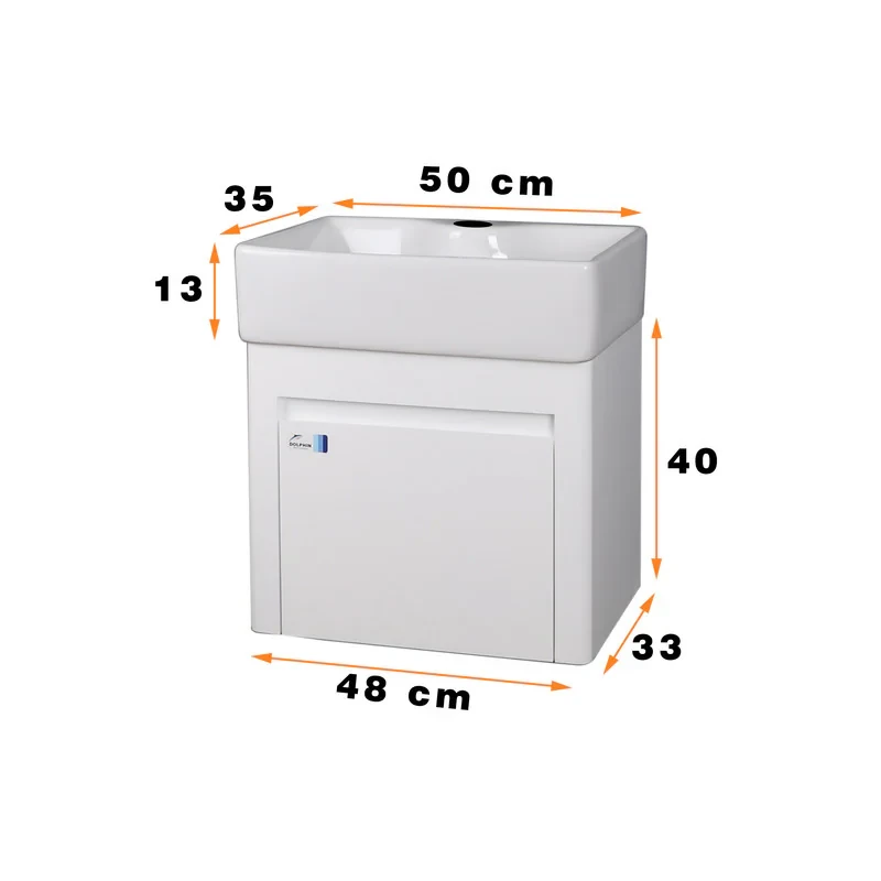 ست کابینت و روشویی دلفین مدل 5030-1