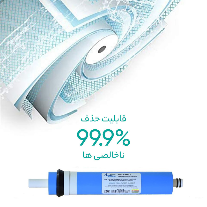 فیلتر تصفیه آب آکواپیورست مدل BTL 6400 مجموعه 6 عددی