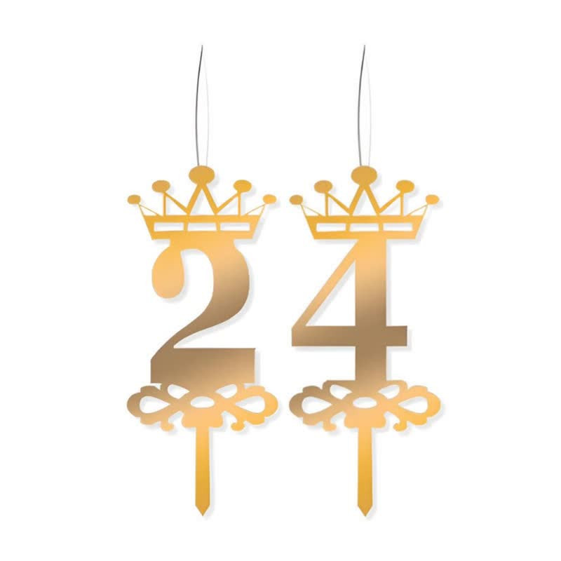 شمع تولد مدل عدد 24 یا 42