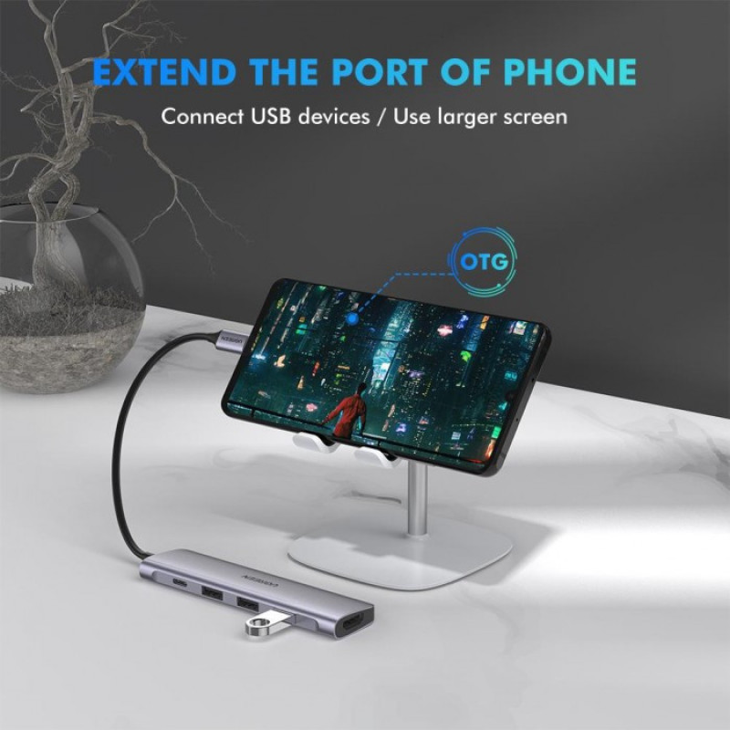 هاب 5 پورت USB-C یوگرین مدل CM136-50209