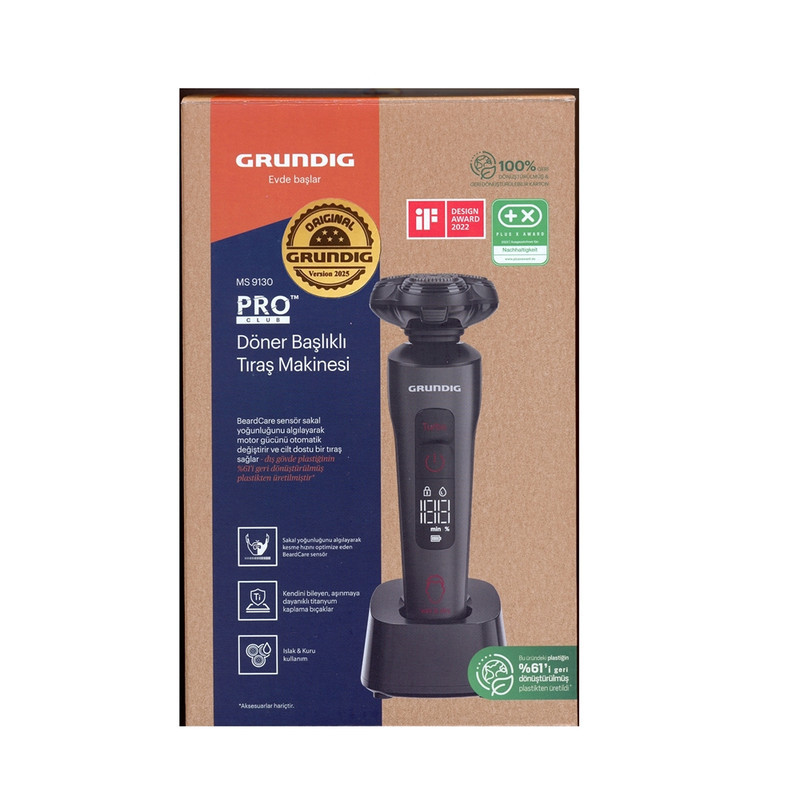 ماشین اصلاح موی صورت شارژی گروندیگ مدل MS 9130 PRO Version 2025