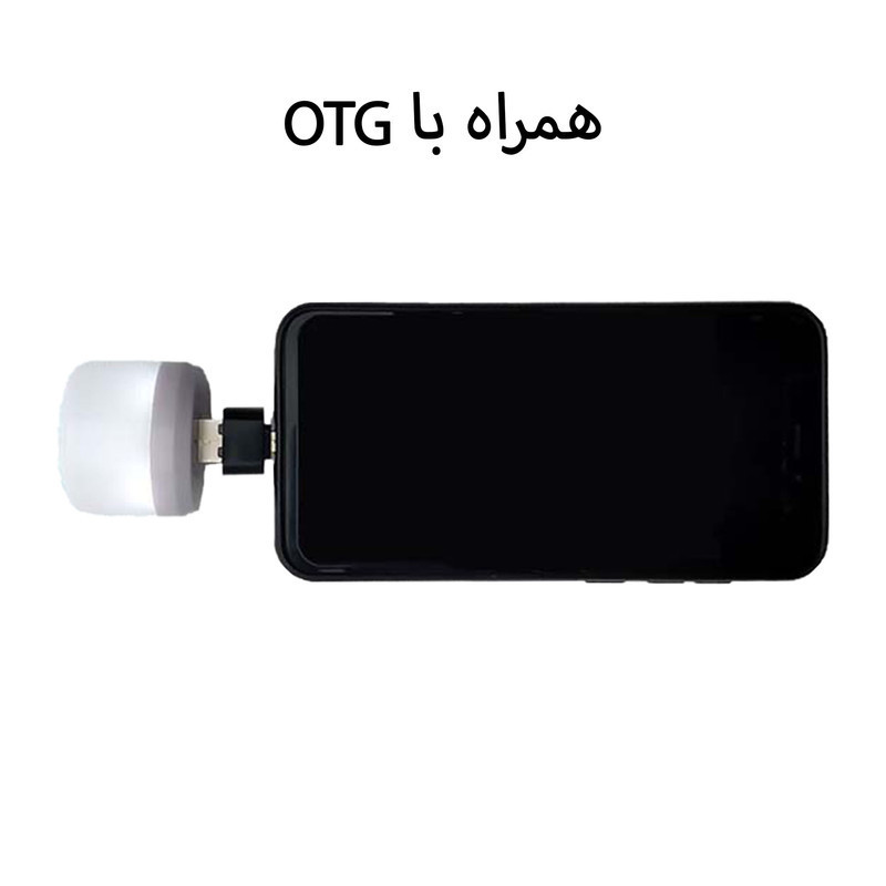 چراغ قوه مدل USB LIGHT بسته 2 عددی