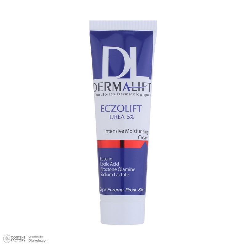کرم مرطوب کننده صورت درمالیفت مدل ECZOLIFT UREA 5% مناسب پوست‌های خشک حجم 50 میلی لیتر
