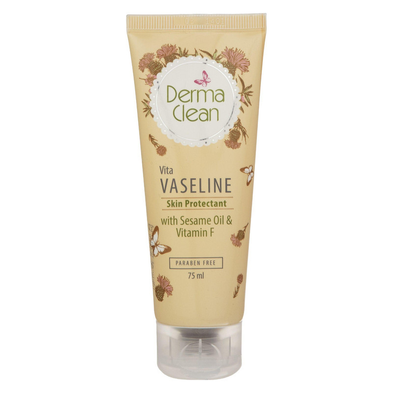 وازلین ویتامینه درماکلین محافظ پوست حاوی روغن کنجد حجم 75 میلی لیتر