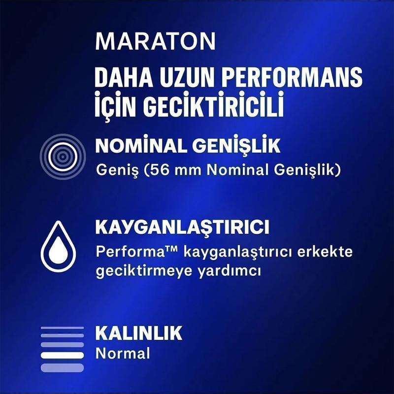 کاندوم دورکس مدل MARATON بسته 30 عددی