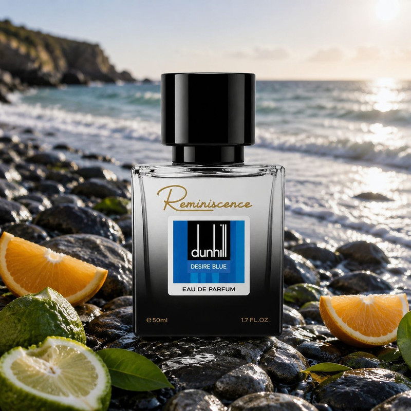 ادو پرفیوم مردانه رمینیسنس مدل Dunhill Desire Blue با رایحه ترش و مرکباتی حجم 50 میلی لیتر